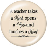 20MM  love  lake girl   Print   glass  snaps buttons