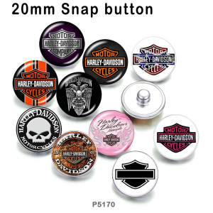10pcs/lot motorcycle Car  glass picture printing products of various sizes  Fridge magnet cabochon