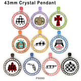 10pcs/lot festival  glass picture printing products of various sizes  Fridge magnet cabochon