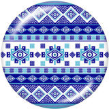 20MM  pattern  eye Print  glass snaps buttons