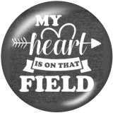20MM  l  Love Coffee  Print   glass  snaps buttons