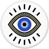 20MM  pattern  eye Print  glass snaps buttons