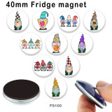 10pcs/lot festival  glass picture printing products of various sizes  Fridge magnet cabochon