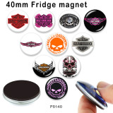 10pcs/lot motorcycle Car   glass picture printing products of various sizes  Fridge magnet cabochon