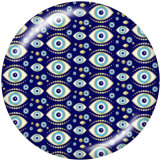 20MM  pattern  eye Print  glass snaps buttons