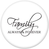 20MM  Faith   Print   glass  snaps buttons