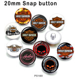 10pcs/lot motorcycle Car  glass picture printing products of various sizes  Fridge magnet cabochon