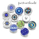 20MM  pattern  eye Print  glass snaps buttons