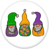 20MM  St Patricks Day  Print  glass snaps buttons