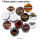 16mm glass cabochon