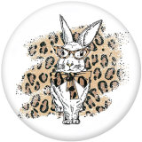 20MM  happy easter  Print  glass snaps buttons