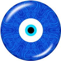 20MM  pattern  Faith  Print  glass snaps buttons