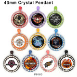 10pcs/lot motorcycle  glass picture printing products of various sizes  Fridge magnet cabochon