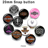 10pcs/lot motorcycle Car  glass picture printing products of various sizes  Fridge magnet cabochon