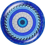 20MM  pattern  Faith  Print  glass snaps buttons