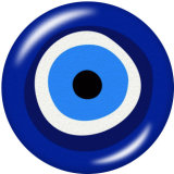 20MM  pattern  eye Print  glass snaps buttons