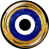 20MM  pattern  eye Print  glass snaps buttons