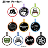 10pcs/lot Car glass picture printing products of various sizes  Fridge magnet cabochon