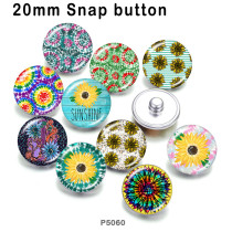 10pcs/lot flower  glass picture printing products of various sizes  Fridge magnet cabochon