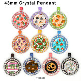 10pcs/lot Halloween  glass picture printing products of various sizes  Fridge magnet cabochon