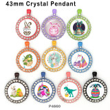 10pcs/lot Easter glass picture printing products of various sizes  Fridge magnet cabochon