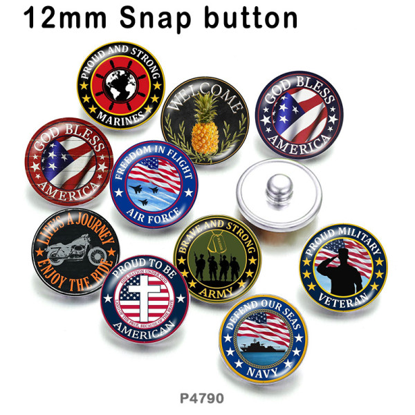 10pcs/lot National flag  glass picture printing products of various sizes  Fridge magnet cabochon