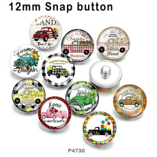 10pcs/lot car glass picture printing products of various sizes  Fridge magnet cabochon