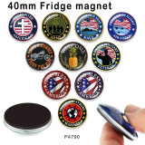 10pcs/lot National flag  glass picture printing products of various sizes  Fridge magnet cabochon