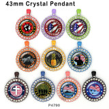 10pcs/lot National flag  glass picture printing products of various sizes  Fridge magnet cabochon