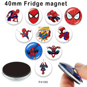 10pcs/lot Marvel glass picture printing products of various sizes  Fridge magnet cabochon