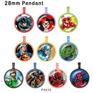 10pcs/lot Marvel glass picture printing products of various sizes  Fridge magnet cabochon