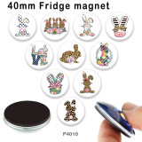 10pcs/lot Easter glass picture printing products of various sizes  Fridge magnet cabochon
