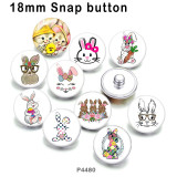 10pcs/lot Easter glass picture printing products of various sizes  Fridge magnet cabochon