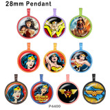 10pcs/lot Marvel glass picture printing products of various sizes  Fridge magnet cabochon
