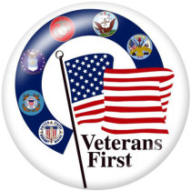 20MM  USA  Soldier  Print  glass  snaps buttons