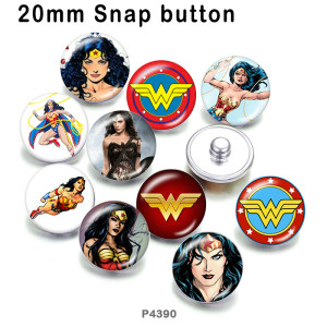 10pcs/lot Marvel glass picture printing products of various sizes  Fridge magnet cabochon