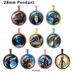 10pcs/lot Marvel glass picture printing products of various sizes  Fridge magnet cabochon