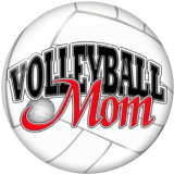 20MM CHEER MOM  Print  glass  snaps buttons