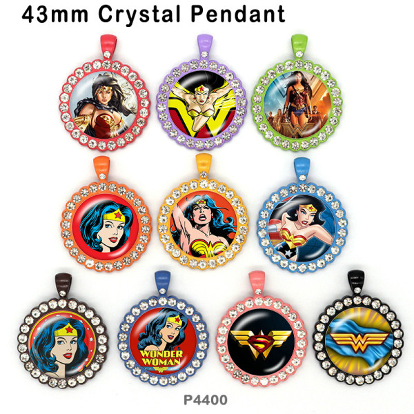 10pcs/lot Marvel glass picture printing products of various sizes  Fridge magnet cabochon