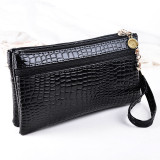 Snaps Crocodile pattern Straddle handbag multi function bag fit 18mm snap button jewelry