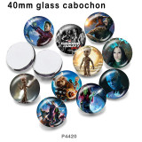 10pcs/lot Marvel glass picture printing products of various sizes  Fridge magnet cabochon
