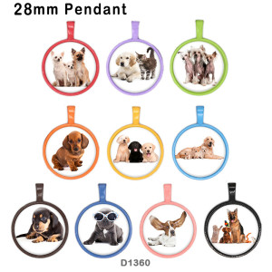 10pcs/lot dog glass picture printing products of various sizes  Fridge magnet cabochon