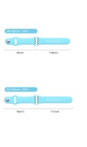 42/44MM Applicable to the full range of Apple iwatch straps available TPU solid color monochromatic silicone watch wristband iwatch strap fit 18mm chunks