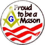 20MM  Proud  to be  a  Mason   Print   glass  snaps buttons