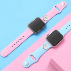 42/44MM Applicable to the full range of Apple iwatch straps available TPU solid color monochromatic silicone watch wristband iwatch strap fit 18mm chunks