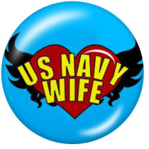 20MM USA  Navy  Print   glass  snaps buttons