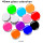 40mm glass cabochon