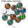 14mm glass cabochon