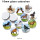 16mm glass cabochon