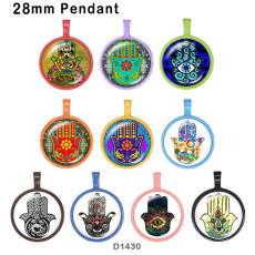 10pcs/lot faith glass picture printing products of various sizes  Fridge magnet cabochon